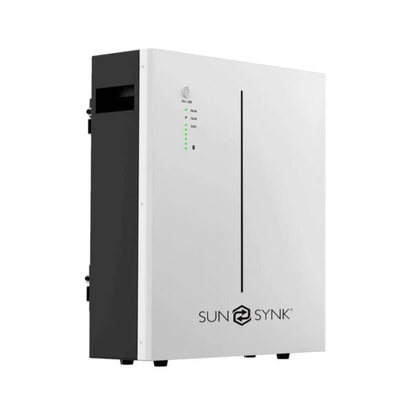 sunsynk lithium ion lfp battery 10.65kwh wall mount